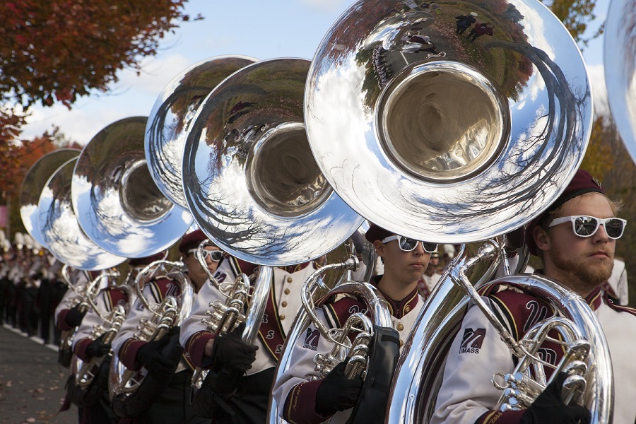 umass minuteman marching band