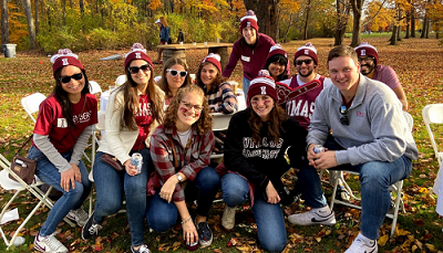 group of Isenberg alumni