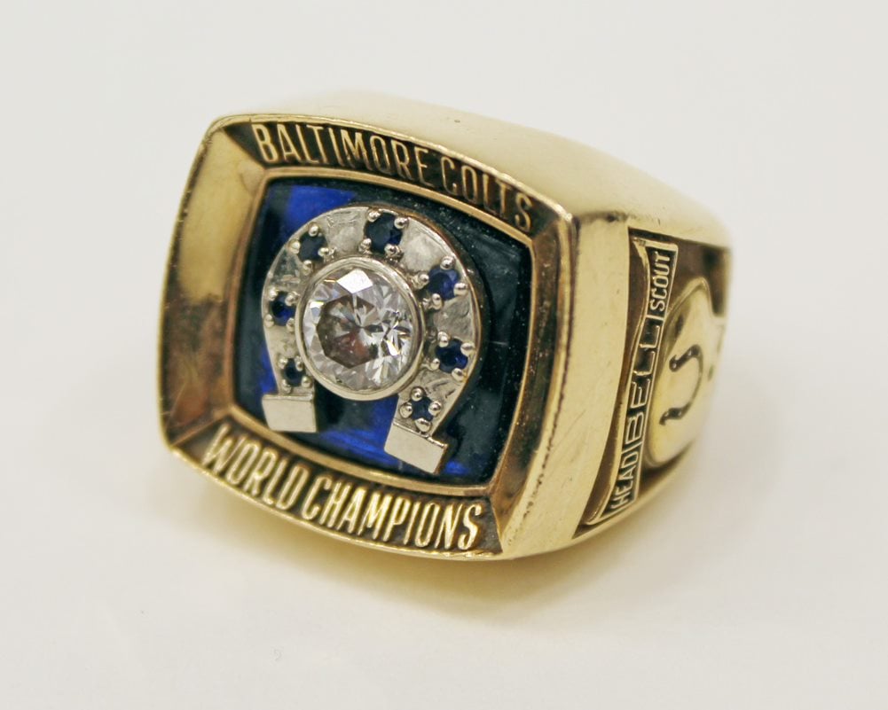 Baltimore Colts championship ring