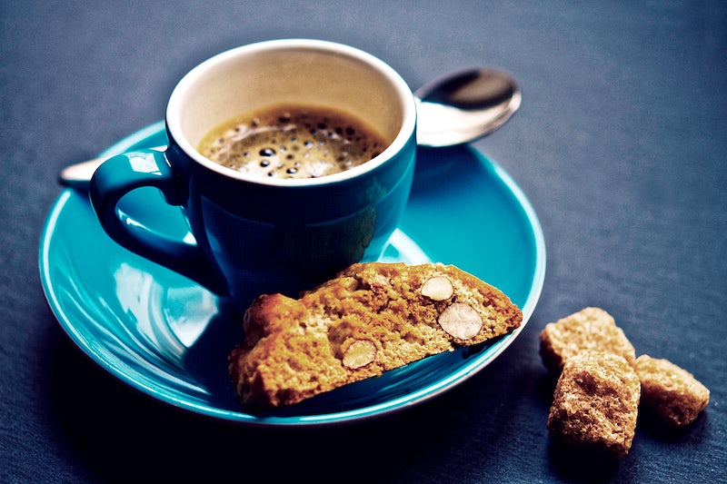 coffee and biscotti