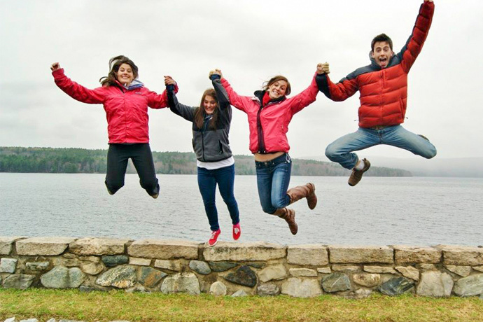 Jumping Students