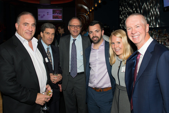 Mark Fuller with group of alumni