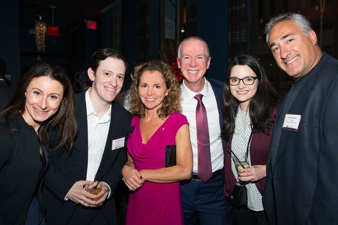 Mark Fuller with group of alumni