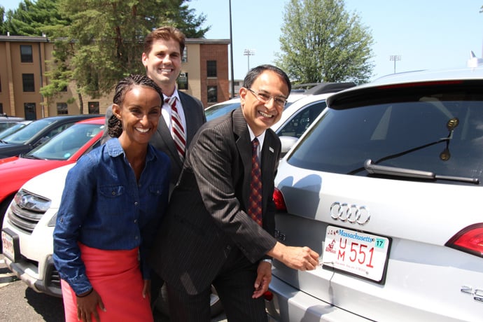Show Your Pride with the UMass License Plate