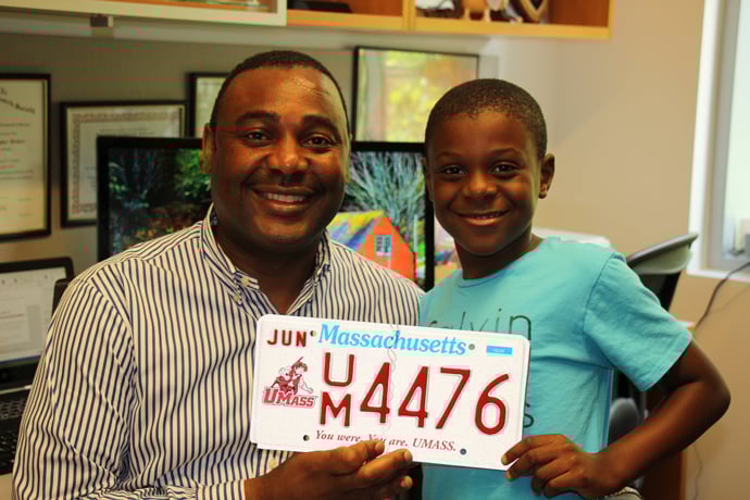 Show Your Pride with the UMass License Plate